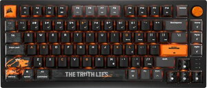 CORSAIR �R���Z�A K65 PLUS- Call of Duty: Black Ops 6�X�y�V�����G�f�B�V���� ���C�����X�Q�[�~���O�L�[�{�[�h 75%�L�[�{�[�h 81�L�[ ���ГƎ����j�A�X�C�b�`CORSAIR Red�̗p PBT�L�[�L���b�v