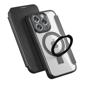 �yMagsafe�Ή� ���@�\�X�^���h�zsmhokesu iPhone 13 Pro Max �p �P�[�X �蒠�^ MagSafe�Ή� ��phone13Promax �P�[�X �����O&�X�^���h�؂�ւ� ���C�����X�[�d�Ή� �J�[�h���[1�� �}�O�l�b�g��