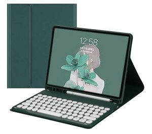2021�N�^FireHD10Plus/HD10��11����L�[�{�[�h�P�[�X�ی^�L�[�����J���[�L�[�{�[�h�J���t��10.1�C���`�^�u���b�gFireHD10�v���X�ۂ��������L�[�{�[�h�t���J�o�[(�[��)