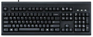 Perixx(�y���b�N�X) PERIBOARD-106BUS �L�[�{�[�h �L�� �p�t�H�}���X �t���T�C�Y USB �����u���� �ő�1000����̃L�[�X�g���[�N �y���K�ۏؕi�z(�p��z��E�u���b�N)