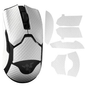 IMMOENUC �}�E�X�O���b�v �e�[�v Razer Viper V2 Pro �Ή� �}�E�X �A���`�X���b�v�e�[�v PVC�f�ރV�[�����̊��z���E����~��(�z���C�g)