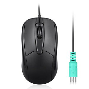 Perixx(�؃��b�N�X) PERIMICE-209P PS/2�}�E�X�L���x�[�V�b�N 1000DPI ���w���Z���T�[ 3�{�^���P�[�u��1.8m �y���K�ۏؕi�z�u���b�N