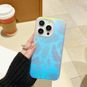 iphone13Proケース3D図案設計してグラデーション素材変色効果韓国可愛い薄型人気ケースおしゃれ軽量一体型黄変防止耐摩耗性Qi充電対応持ち運びが容易(iPhone13Pro)