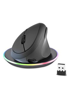 Perixx PERIMICE-719RX ���C�����X 2.4G �[�d���G���S�m�~�b�N�}�E�X - �L��&���C�����X�[�d�Ή� - �[�d��t�� - �u���b�N