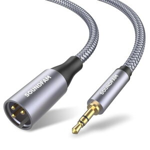 3.5mmtoxlr�P�[�u��SOUNDFAMXLR�I�X����3.5mm�I�X�P�[�u���A���o�����X�}�C�N�P�[�u���}�C�N�R�[�h�J���R�[�_�[/DSLR�J����/�p�\�R���^���@��p�O���[(1M)