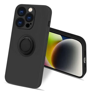bjnosdvforiPhone13Pro�P�[�X�����O�t���V���R���ϏՌ��A�C�t�H��13Pro�����O�J�o�[360°��]�X�^���h�@�\�����O�̋@�\�ԍڃz���_�[�Ή������Y�ی�w��h�~���^�X�g���b�v�z�[���t��(�u���b�N)