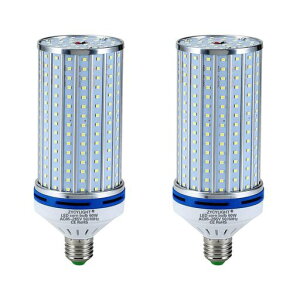 LED�R�[�����C�g �g�E�����R�V�^ 60W LED�d�� E26���� 6000LM 6000K 400-450W���M�d������ �����P�x �ȃG�l ������ �q�ɁE�[�ˁE���ԏ�E�ԌɁE�H��E�����K���[�W�ȂǂɑΉ�(�����F, 60W), 2��