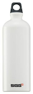シグ(SIGG)アウトドア水筒軽量スイス製アルミボトルトラベラークラシック1.0Lホワイト50093