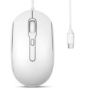 Perixx PERIMICE-222CW �^�C�vC �L���}�E�X�T�C�����g�N���b�N 1.8m�P�[�u���z���C�g
