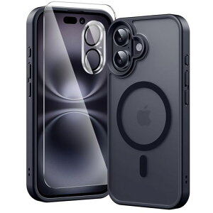 Kingbus3in1foriPhone16P[XMagSafeΉyKXtB1+Jی1z}bgGobNJo[ϏՌXgbvz[tACtH16P[X6.1C`}bgubN