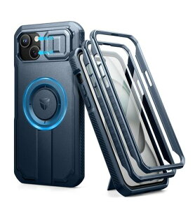 DexnoriPhone15Plus&14Plus�p�}�O�l�b�g�P�[�X-�X���C�h���J�����J�o�[&�����\�L�b�N�X�^���h&������ʕی�t�B�����t���ϏՌ��w�r�[�f���[�e�B�P�[�X(�u���[)