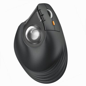 ProtoArc EM05 NL �o�[�e�B�J�� �g���b�N�{�[���}�E�X �c�^62° 2.4G��Bluetooth���Ή� ���C�����X 5�i�KDPI 200/400/800/1200/1600 7�{�^�� ���w�� �E��p USB�[�d�� ��e�ʂ̓d�r����