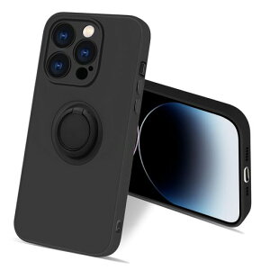 bjnosdvforiPhone14Pro�P�[�X�����O�t���V���R���ϏՌ��A�C�t�H��14Pro�����O�J�o�[360°��]�X�^���h�@�\�����O�̋@�\�ԍڃz���_�[�Ή������Y�ی�w��h�~���^�X�g���b�v�z�[���t��(�u���b�N)