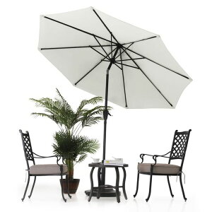 �}�X�^�[�L���m�s�[(MASTERCANOPY) �K�[�f���p���\�� ���a230cm / 270cm x ����203cm / 240cm �p�x���߉\ �n���h����]�� ���悯 ���� �� �A�E�g�h�A (270cm,�A�C�{���[)