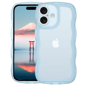 AVETULiPhone17ケースクリアウェーブアイフォン17ケース韓国うねうねおしゃれ黄ばみなしかわいいソフトTPU滑り止め薄型軽量iPhone17スマホケースワイヤレス充電対応ストラップホール付きアイ…