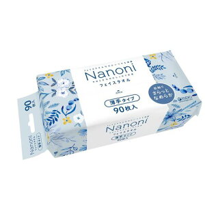 Nanoniいつでも清潔Facetowel(フェイスタオル)薄手タイプ90枚入り