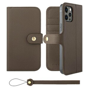 HANATORAiPhone12ProMaxP[X蒠^{vX}zP[XX}zX^hXgbvtVNJ[tU[Mtgxg}OlbgȂg[vH0XB-12ProMax-TaupeMtgaMtg