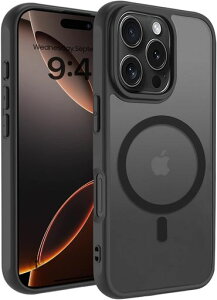 iPhone16Pro�P�[�X������pc�ϏՌ�Magsafe�Ή��}�b�g���y�ʔ��^�ČRMIL�K�i�X�g���b�v�z�[���t�����C�����X�[�d�Ή��X�}�z�J�o�[EUMADOVE(�u���b�NIPhone16Pro)