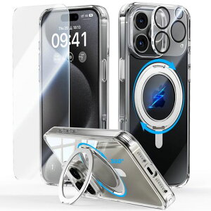 y360°]EzJUESHITUO3in1iPhone16Prop̃P[X360°X^hcEuphone16proP[XMagSafe[dΉČRMILیy1XXN[+1XYzیt