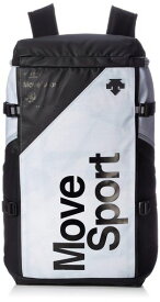 [ムーブスポーツ]デサントバックパックリュックサック40L通学部活ビジネスPCポケット抗菌消臭再起反射WHGR(DMAPJA05)