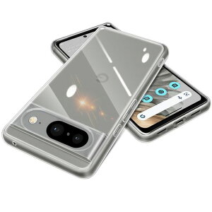 【Fuleeyuhn】GooglePixel8ケースクリア耐衝撃黄変防止耐久性ピクセル8カバー全透明TPU素材薄型軽量落下防止擦り傷防止スマホケースストラップホール付きワイヤレス充電対応グーグルピクセル8
