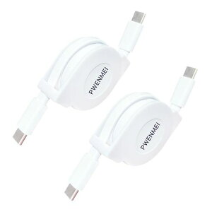 Type-C (USB-C) to Type-C (USB-C) �P�[�u�� �y2�{�Z�b�g/1M�zPWENMEI USB Type C �[�d�P�[�u�� ����莮 �^�C�vc�P�[�u�� PD�Ή�60W�Ή� �}���[�d �f���h�~ MacBook Pro�AiPad