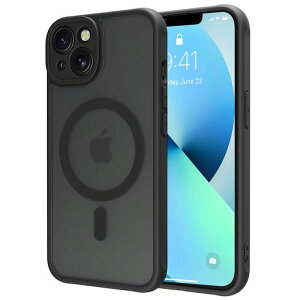 PinLiShengiphone13mini�Ή�MagSafe�P�[�X���C�����X�[�d�ϏՌ��}�b�g������TPU+PC�J�o�[�ČRMIL�K�i�A�C�t�H��13mini�Ռ��z���X�g���b�v�z�[���t���g�уX�}�z�P�[�X(�u���b�N