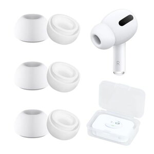 [3�y�A]AirPodsPro&AirPodsPro2�p�����p�C���[�`�b�v�A�m�C�Y�ጸ���t���V���R���C���[�`�b�v�A�|�[�^�u�����[�{�b�N�X�t���\�t�g����~�߃C���[�`�b�v�C���[�`�b�v(M�T�C�Y)