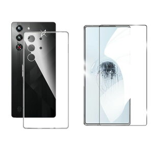 �y1+1�z for REDMAGIC 10 Pro / 10 Pro plus / 10S Pro / 10S Pro plus �K���X�t�B����+�P�[�X �N���A �K���X�t�B���� �_�� �M�A�N�I�X�Z���X �ϏՌ� �K���X�t�C�����ی�t�� �����h�~ ��p�ی�