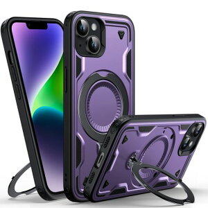 WYUICΉiPhone14/13pP[X[MagsafeΉ]_360°]MILXybNՌztveNgCrWuX^htیP[Xp[v