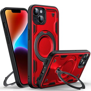 WYUICΉiPhone14/13pP[X[MagsafeΉ]_360°]MILXybNՌztveNgCrWuX^htیP[Xbh