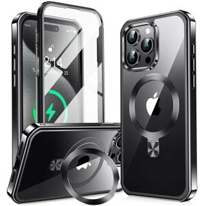 y360°SʕیEX^hEMagsafeΉzKELLCASEiPhone15ProMaxpP[XʉBX^hECDOcCX[dphone15promaxJo[ϖh~PCwʃbLop[