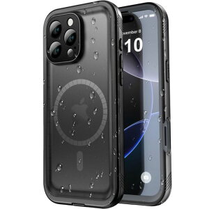 SPORTLINKiPhone16Pro�p�h���P�[�XiPhone16proMagSafe�p�P�[�X���S�h��IP68�h�������}�O�l�b�g����MagSafe�Ή��h��h�o�ϏՌ�360°�S�ʕی�QI�[�d�t�F�C�XID