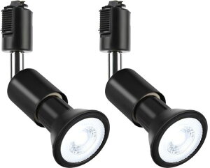 szbritelight �X�|�b�g���C�g e26 �_�N�g���[�����C�g �d���t�� �_�N�g���[���p�Ɩ���� ���C�e�B���O���[�� �Ɩ� PAR20 ���t���^ �����v�t LED�d��+���Z�b�g (�z���C�g, �d���F 6�Z�b�g)