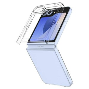 Spigen Galaxy Z Flip 6 �P�[�X ���y�� �����^ ���΂ݖ��� �����Y�ی� �d��15g �p�[�t�F�N�g�E�t�B�b�g ���C�����X�[�d�Ή� �G�A�[�E�X�L�� ACS07836 (�N���X�^���E�N���A)