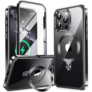 y360°SʕیEX^hEMagsafeΉzKELLCASEiPhone16ProMaxpP[XʉBX^hECDOcCX[dphone16promaxJo[ϖh~PCwʃbLop[