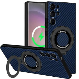 GalaxyS24UltraケースTPUMagsafe対応リング付き多機能スタンドギャラクシーs24UltraIカバースタンド内蔵縦横両対応米軍MIL規格耐衝撃落下・すり傷防止衝撃吸収薄型超軽量黄変なし車載ホルダー