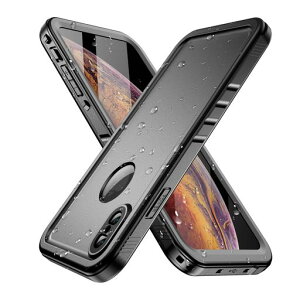 SPORTLINKiPhoneXSMax�h���P�[�XiPhoneXSMax(6.5�C���`)�h���P�[�XIP68�K�i���S�h���ϏՌ��h�o�h��ی�P�[�X�w��F�ؑΉ��y�ʖ����[�d�T�|�[�g���j�����C�h���P�[�X(iPhone