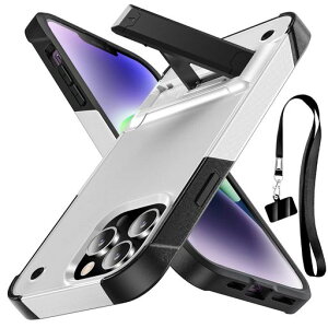 iPhone13Promaxケースリング耐衝撃米軍MIL規格取得リング付きレンズ保護落下防止滑り止めTPU+PCスマホケースおしゃれ耐磨白LR-12-ip13pm-02