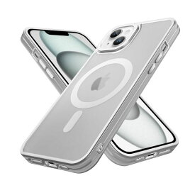LAYBAOHOWSGiPhone14MagSafe対応ケース耐衝撃【メタルチタンカラーシリーズ】マグネット搭載アイフォン14スマホケース米軍MIL規格ワイヤレス充電対応半透明マットストラップホール付きいphone14