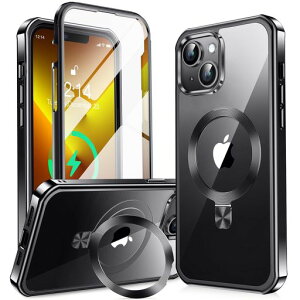 y360°SʕیEX^hEMagsafeΉzKELLCASEiPhone13pP[XʉBX^hECDOcCX[dphone13Jo[ϖh~PCwʃbLop[ČRMILKiϏՌ