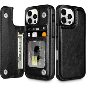 VOFOLEN for iPhone 16 Pro �P�[�X �J�[�h���[ �w�� �蒠�^ ��phone16pro �P�[�X �J�[�h���� PU���U�[ �X�}�z�P�[�X �y�� ���^ �A�C�t�H��16pro �P�[�X �ϏՌ� �����h�~ �g�уP�[�X �X�^���h�@�\ �S�ʕی�
