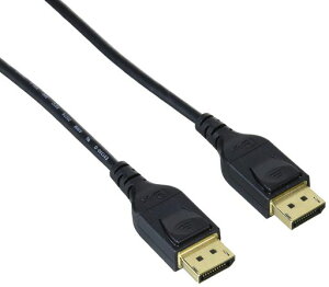 �G���R�� �f�B�X�v���C�|�[�g�P�[�u�� 2m�y4K8K�Ή��zDisplayPort to DisplayPort ver1.4 CAC-DP1420BK
