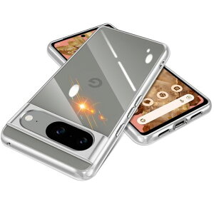 【Fuleeyuhn】GooglePixel8ケースクリア耐衝撃黄変防止耐久性ピクセル8カバー透明TPU素材薄型軽量落下防止擦り傷防止スマホケースストラップホール付きワイヤレス充電対応グーグルピクセル8