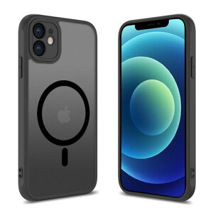 iPhone12P[XpcϏՌMagsafeΉ}bgyʔ^ČRMILKiXgbvz[tCX[dΉX}zJo[EUMADOVE(ubNiPhone12)