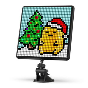 DivoomPixoo-Max�s�N�Z���f�B�X�v���C�A�v���g�ѓd�b�R���g���[���f�B�X�v���C32X32�v���O�����\��LED�X�N���[���t��Bluetooth�z�[�������r�W�l�X�L���p