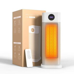 Climoraセラミックファンヒーター電気ファンヒーター静音電気ストーブ小型卓上首振り2秒速暖リモコン操作コンパクト省エネ3段階切替え8W/750W/1200W過熱保護ECO搭載転倒オフ足元暖房暖房器…