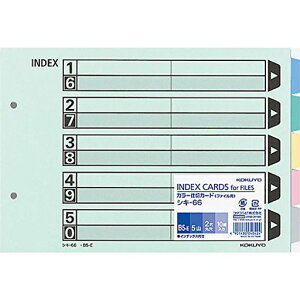 �R�N���t�@�C���C���f�b�N�X�d�؃J�[�hB55�R2��10�g�V�L-66