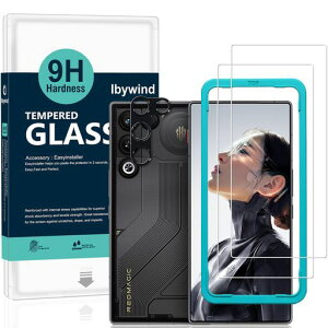 Ibywind �Ή� ZTE nubia RedMagic 11 Air �K���X�t�B���� 2 ���ی�t�B���� �K�C�h�g�t�� �����Y�J�o�[(1��)���菝�h�~�ϏՌ��d�x 9H�����K���X�t�B�����y���炩�Ȏ�G��z�y�C�A�[���z�y�w��F�؁c