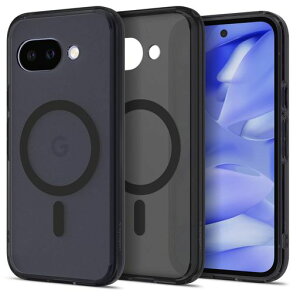 Spigen�y�n��18�N�̋Z�p�́zPixel9a�P�[�XMagfit�Ή����������ϖh�~�X�g���b�v�z�[���ČRMIL�K�i�E���g���E�n�C�u���b�h�E�}�O�t�B�b�gACS09045(�t���X�g�E�u���b�N)